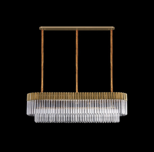 Kuna Pendant Rectangle 7 Light